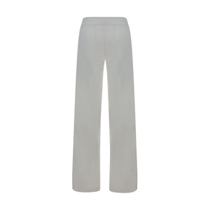Avenue Montaigne White Rayon Casual Pants