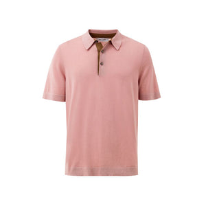 Gran Sasso Pink Cotton Polo Shirt