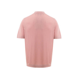Gran Sasso Pink Cotton Polo Shirt