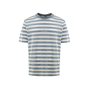 Gran Sasso Blue Cotton T-Shirt