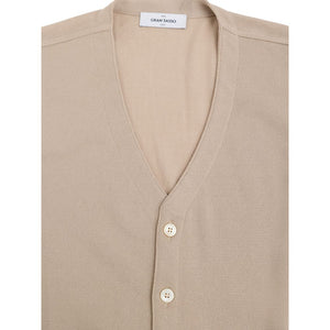 Gran Sasso Beige Cotton Sleveless Jacket