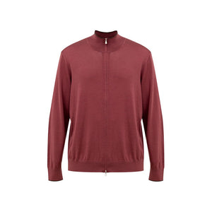 Gran Sasso Red Silk T-Shirt