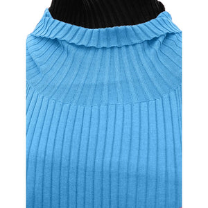 Bottega Veneta Blue Cotton Casual Dress