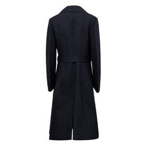 Bottega Veneta Blue Cotton Trench Coat