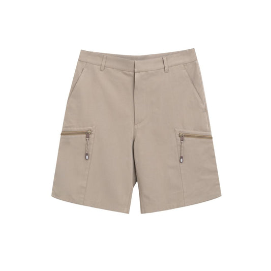Dior Beige Cotton Cargo Shorts