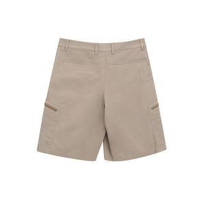 Dior Beige Cotton Cargo Shorts