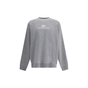 Balenciaga Gray Cotton Sweatshirt