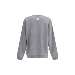 Balenciaga Gray Cotton Sweatshirt