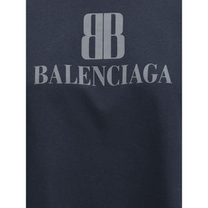 Balenciaga Black Cotton T-Shirt