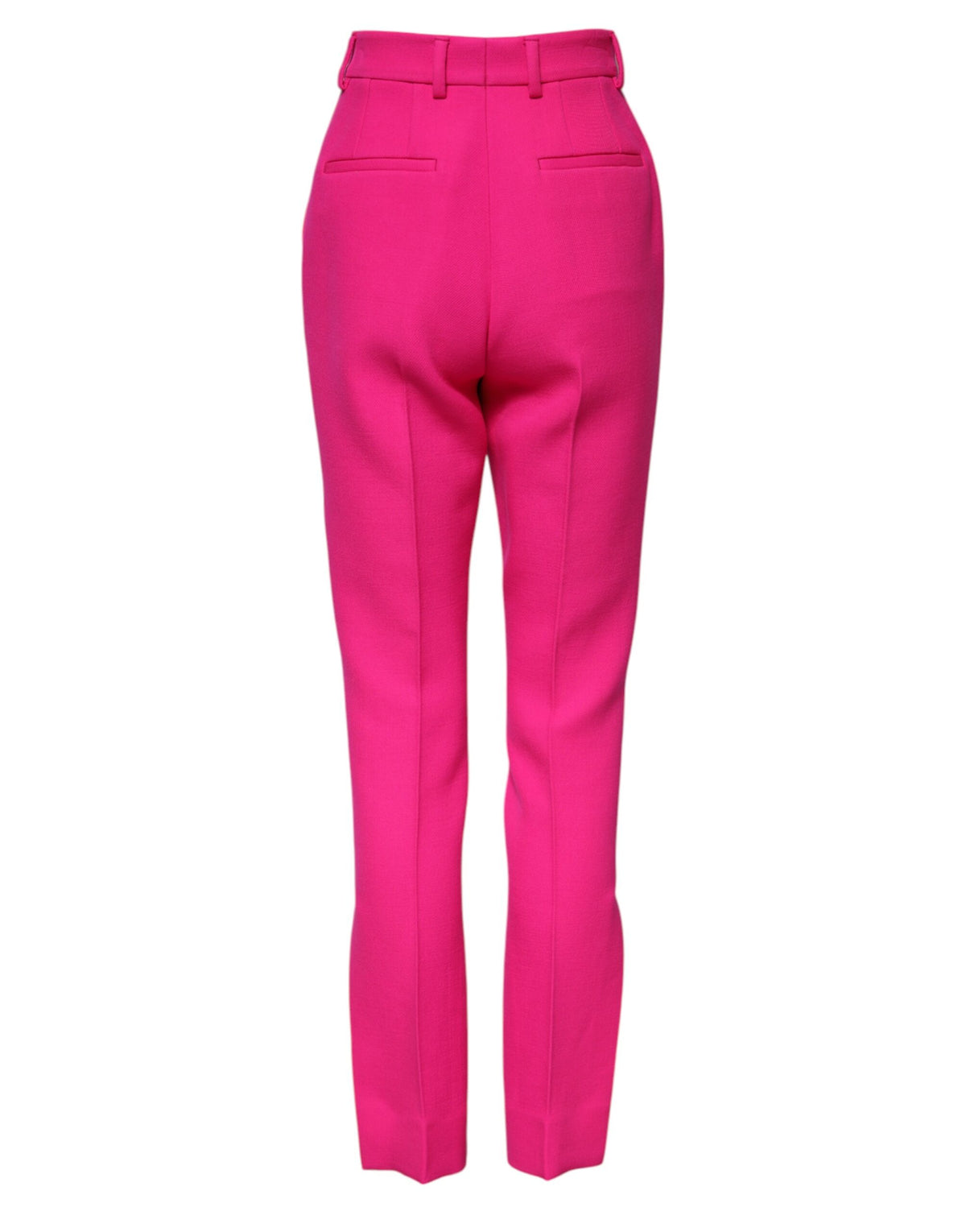 Dolce & Gabbana Fuchsia Pink HighWaist Tapered Trouser Pants
