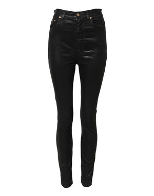 Dolce & Gabbana Black GRACE High Waist Skinny Denim Jeans