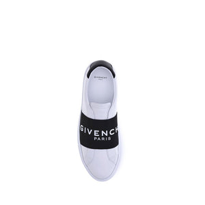 Givenchy White Calf Leather Bos Taurus Low Top Sneakers