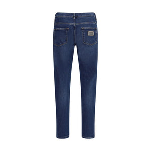 Dolce & Gabbana Blue Cotton Jeans Denim