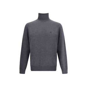 Etro Gray Wool Turtleneck