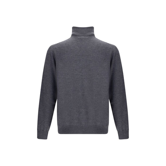 Etro Gray Wool Turtleneck