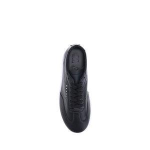 Marni Black Calf Leather Bos Taurus Athletic Sneakers
