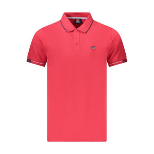 Norway 1963 Red Cotton Men Polo Shirt