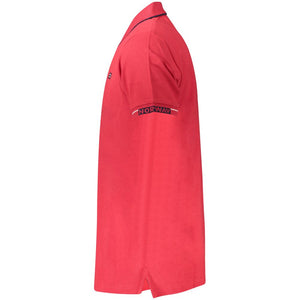 Norway 1963 Red Cotton Men Polo Shirt