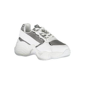 Emporio Armani Bianco Polyester Women Sneaker