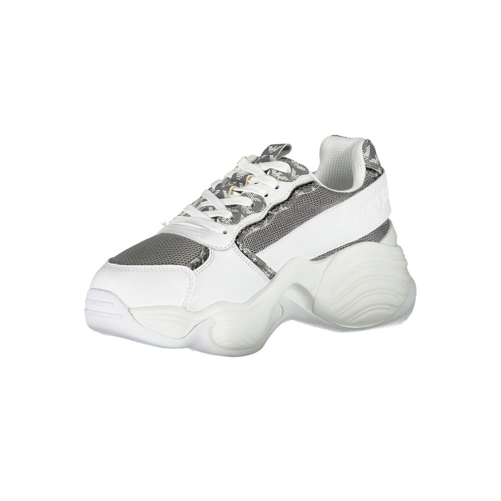 Emporio Armani Bianco Polyester Women Sneaker