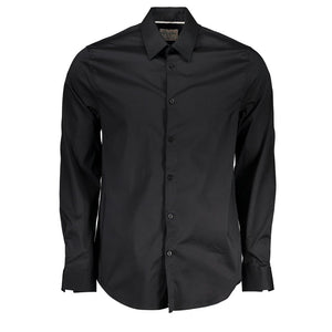 Guess Jeans Black Cotton Men's Shirt