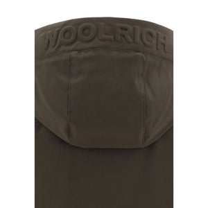 Woolrich Green Polyester Shell Jacket
