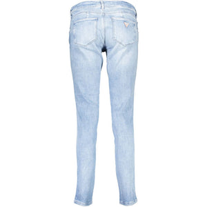Guess Jeans Azzurro Organic Cotton Women Jeans