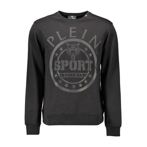 Plein Sport Black Cotton Men Sweater