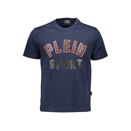 Plein Sport Blue Cotton Men's T-Shirt