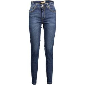 Kocca Blue Cotton Women Jean