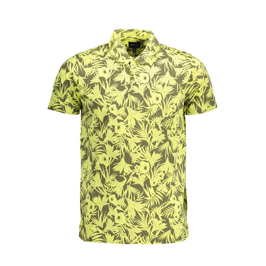 Gant Yellow Cotton Men Polo Shirt