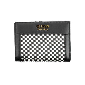 Guess Jeans Black Polyurethane Women Wallet