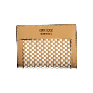 Guess Jeans Marrone Polyurethane Women Wallet