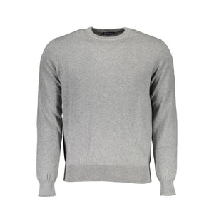 North Sails Grigio Cotton Men Sweater
