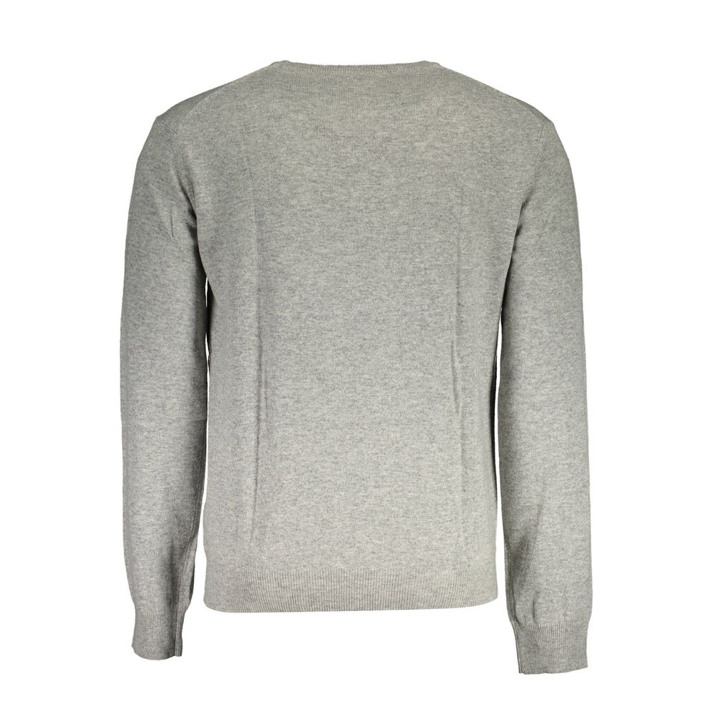 La Martina Grigio Polyester Men Sweater