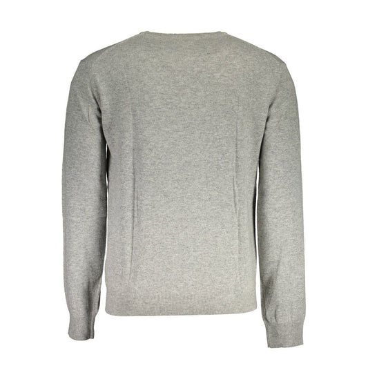 La Martina Grigio Polyester Men Sweater