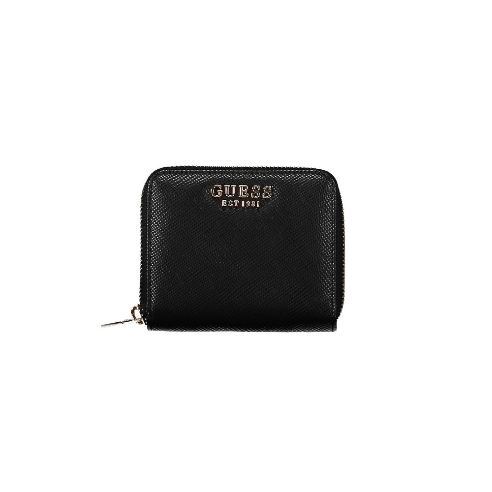 Guess Jeans Black Polyurethane Women Wallet