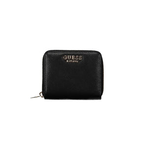 Guess Jeans Black Polyurethane Women Wallet