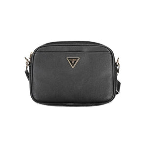 Guess Jeans Black Polyurethane Women Shoulder Bag