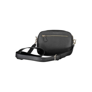 Guess Jeans Black Polyurethane Women Shoulder Bag
