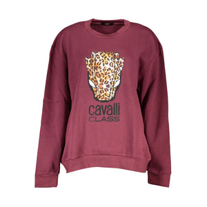 Cavalli Class Viola Polyester Women Sweatshirt