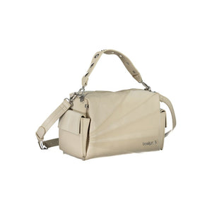 Desigual Beige Polyurethane Women Handbag