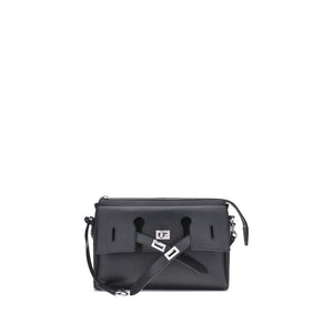 Balenciaga Black Calf Leather Bos Taurus Shoulder Bag