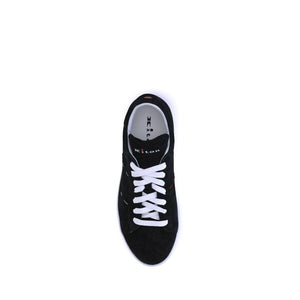 Kiton Black Rubber Low Top Sneakers