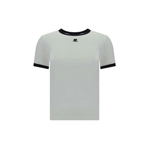 Courrèges White Cotton T-Shirt