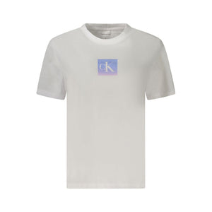 Calvin Klein White Cotton Women T-Shirt
