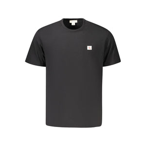Calvin Klein Black Cotton Men T-Shirt