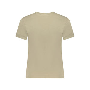 Guess Jeans Beige Cotton Women T-Shirt