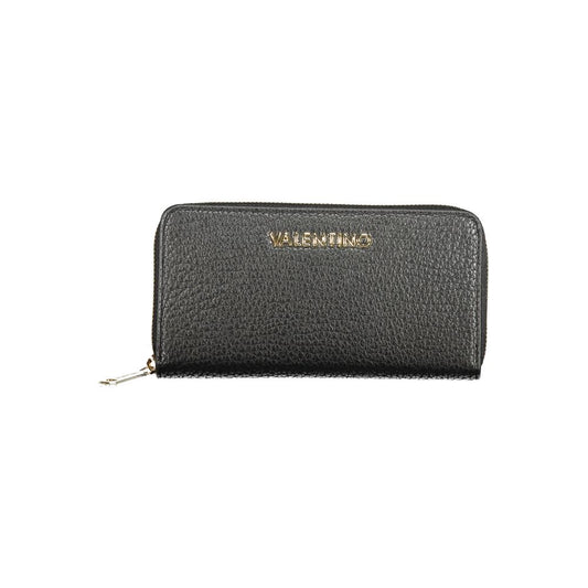 Mario Valentino Black Polyurethane Women Wallet