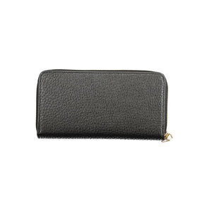 Mario Valentino Black Polyurethane Women Wallet